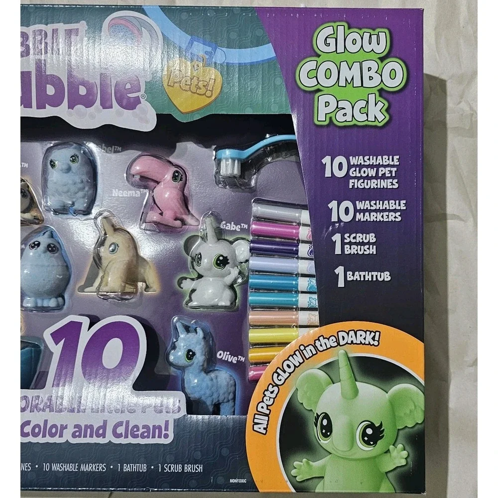 Crayola Scribble Scrubbies Glow‎ Combo Kit Adorable Little Pets Coloring Kit NEW